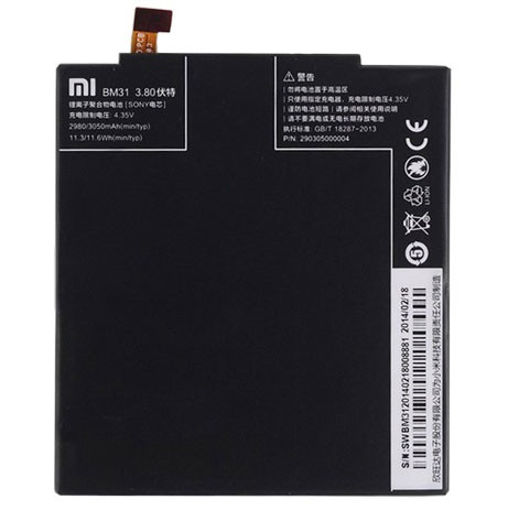 باتری شیائومی mi 3 کد فنی bm 31