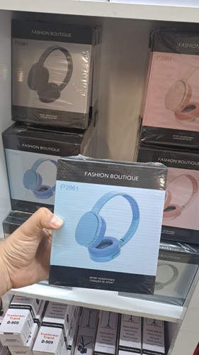 هدفون بلوتوث آبی