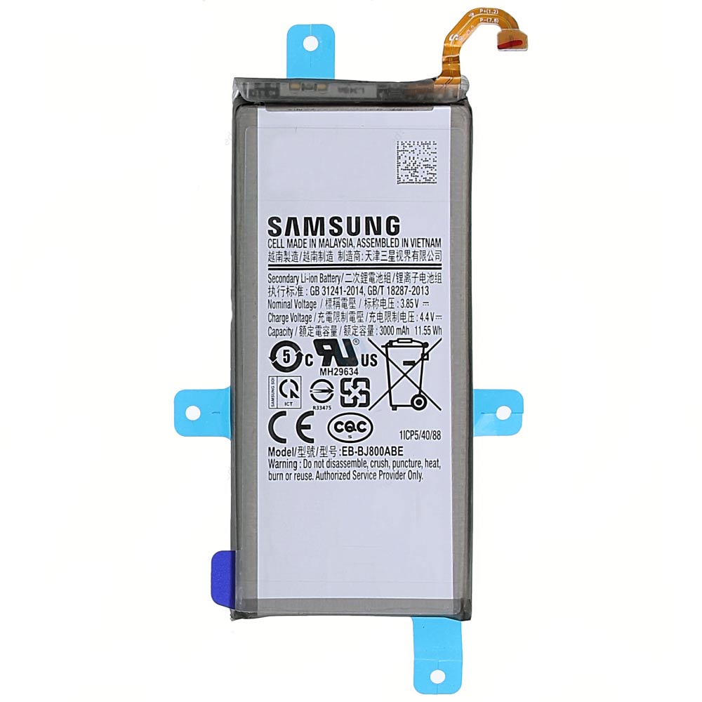 باتری اصلی سامسونگ Galaxy A6 2018 مدل EB-BJ800ABE ظرفیت 3000mAh | خرید اقساطی با ارسال سریع