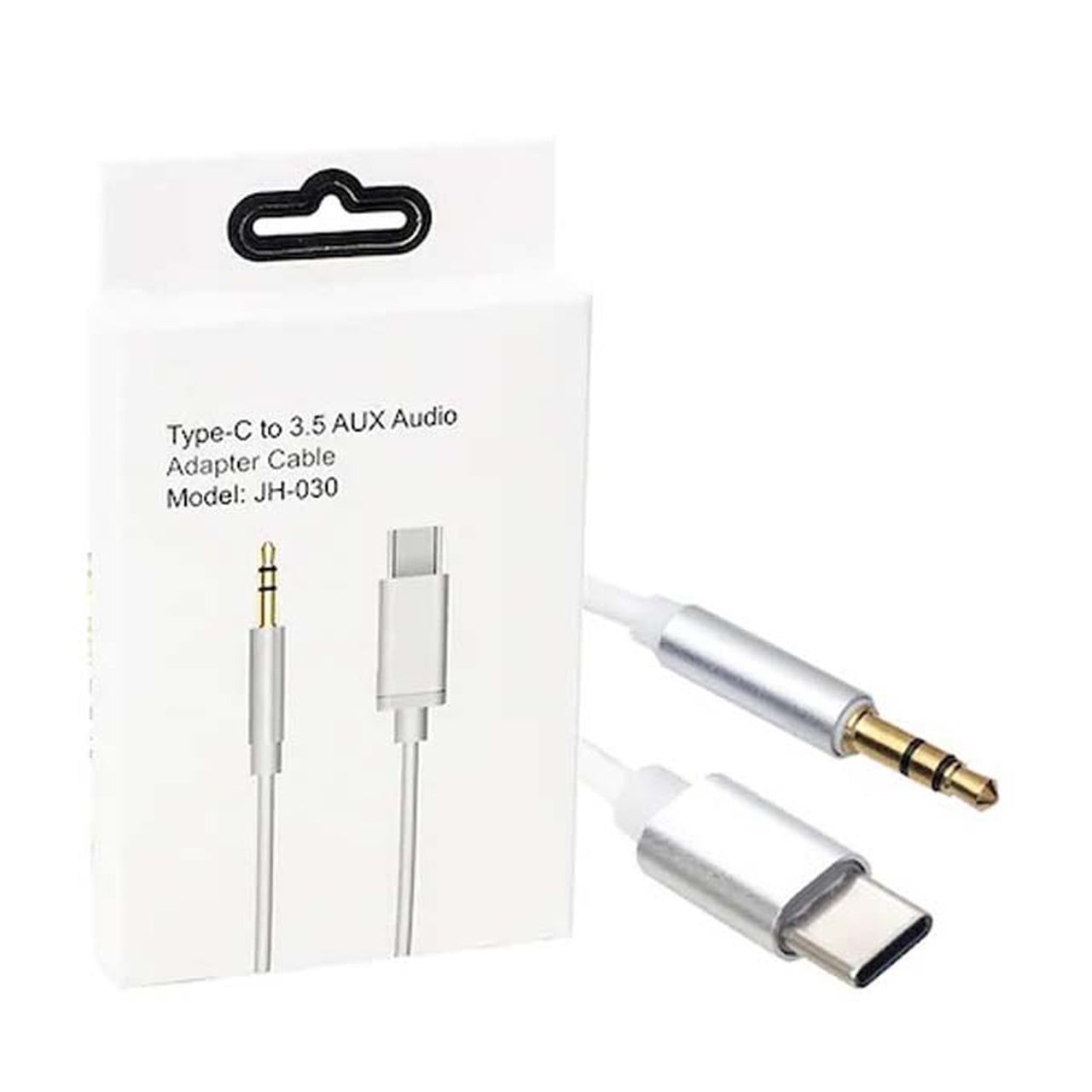 کابل تبدیل Type-C به AUX 3.5 میلیمتری مدل JH-030 کابل صدا تایپ سی به جک هدفون
