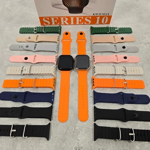 ساعت هوشمند KEQIWEAR KW35 MAX با 10 بند | اسمارت واچ اندروید و آیفون | خرید اقساطی | ارسال سریع