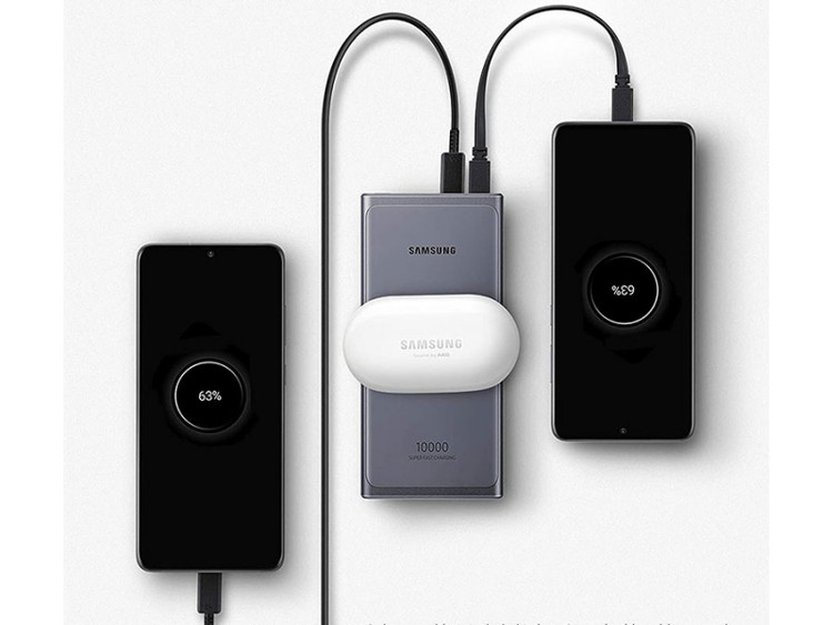 پاور بانک سامسونگ Samsung EB-U1200 ظرفیت 10000 میلیآمپر ساعت | شارژ بیسیم