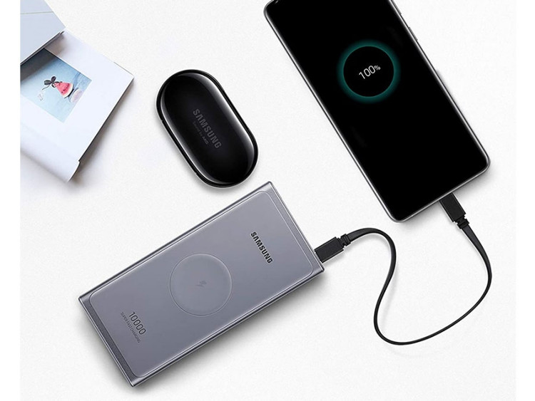 پاور بانک سامسونگ Samsung EB-U1200 ظرفیت 10000 میلیآمپر ساعت | شارژ بیسیم