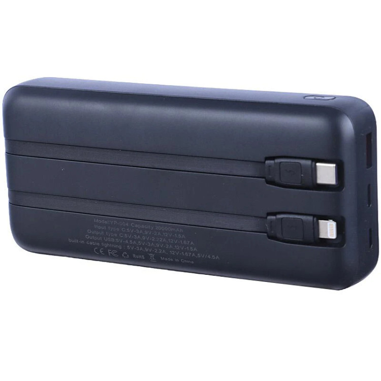 پاوربانک فست شارژ یوشیتا YP-004 ظرفیت 20000 میلیآمپر ساعت | QC3.0 | PD 22.5W