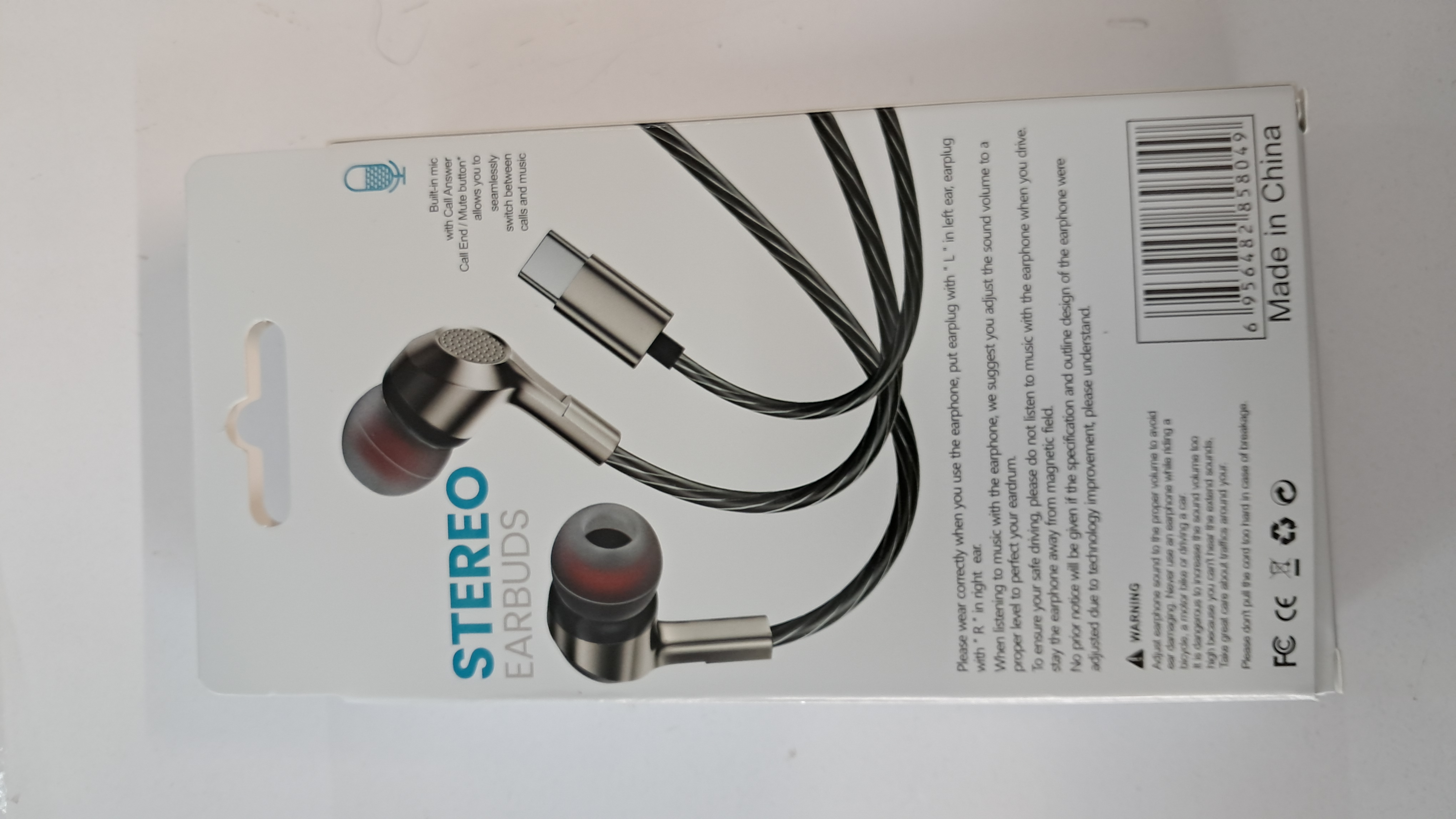 هندزفری سیمی ZP-4 Stereo Sound | سوکت Type-C | قابلیت مکالمه