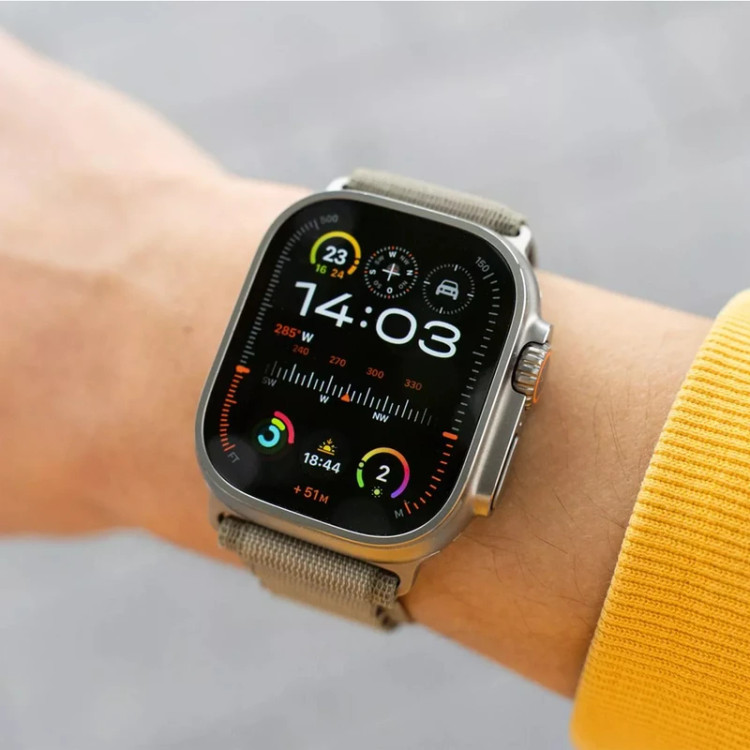 ساعت هوشمند Max586 Ultra 2 سایز 49mm با 7 بند و شارژر وایرلس | اسمارت واچ Max586