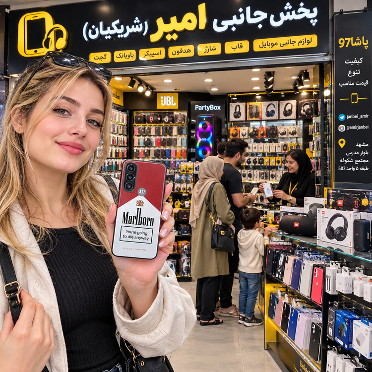 قاب سامسونگ A17 سوکول طرح دار | گارد کاور محافظ گوشی Samsung A17