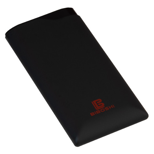 پاوربانک BIBOSHI مدل BBS-020 ظرفیت 10000mAh با نمایشگر LED، دو پورت USB و کابل آیفون و اندروید