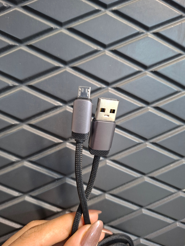 کابل میکرو USB فست شارژ 5A مدل OR_102 با روکش کنفی و کانکتور فلزی | شارژ سریع و انتقال دیتا/فروش اقساطی/ارسال سریع مشهد