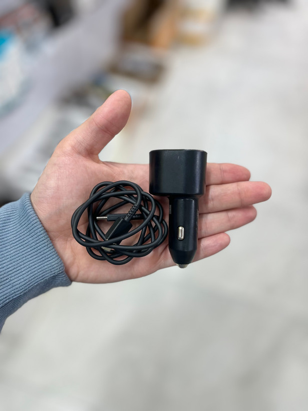 شارژر فندکی سامسونگ EP-L5300 توان 45 وات دو پورت USB-C و USB-A فست شارژ